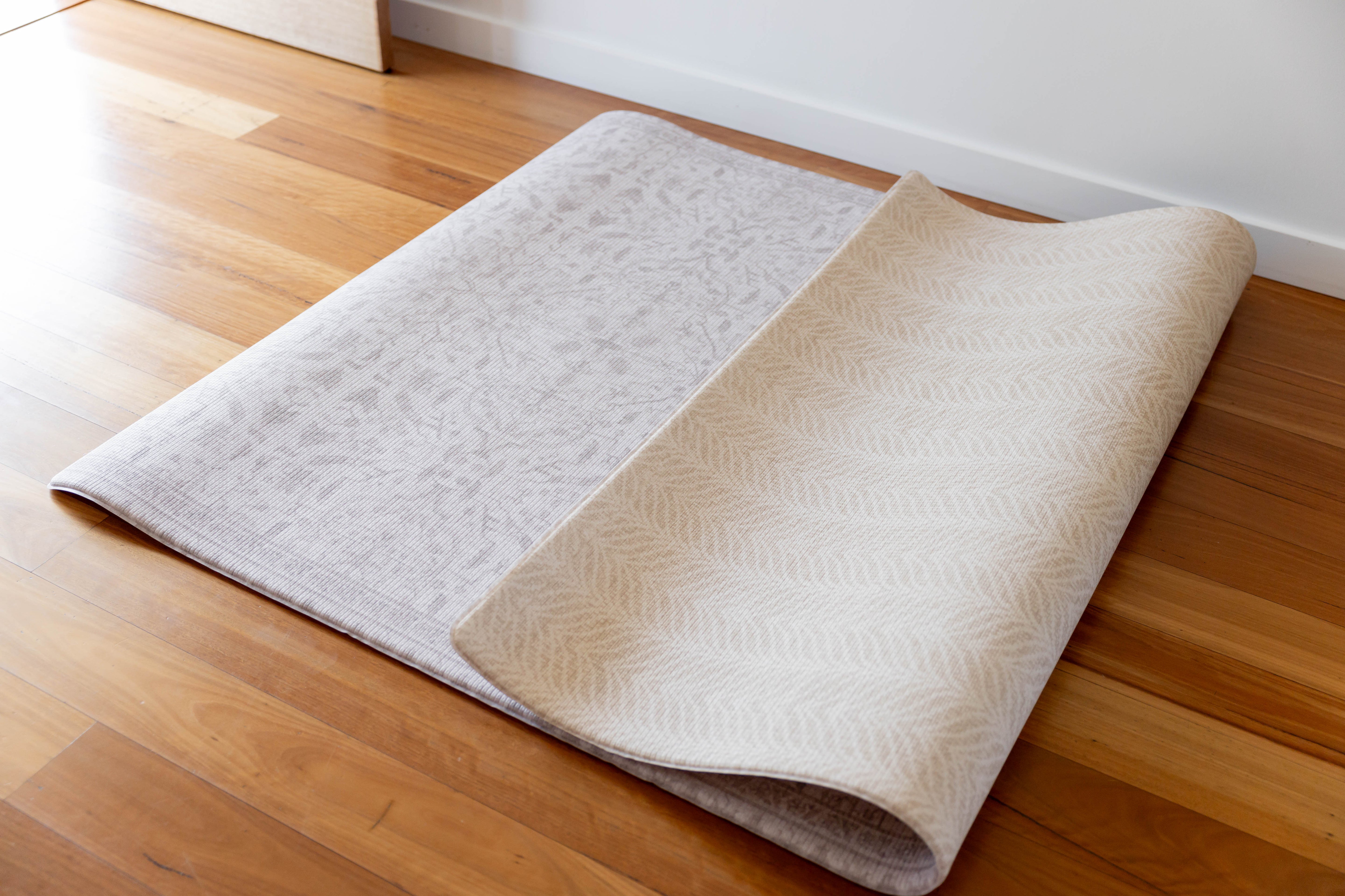 LARGE: Herringbone / Vintage Fade - Taupe