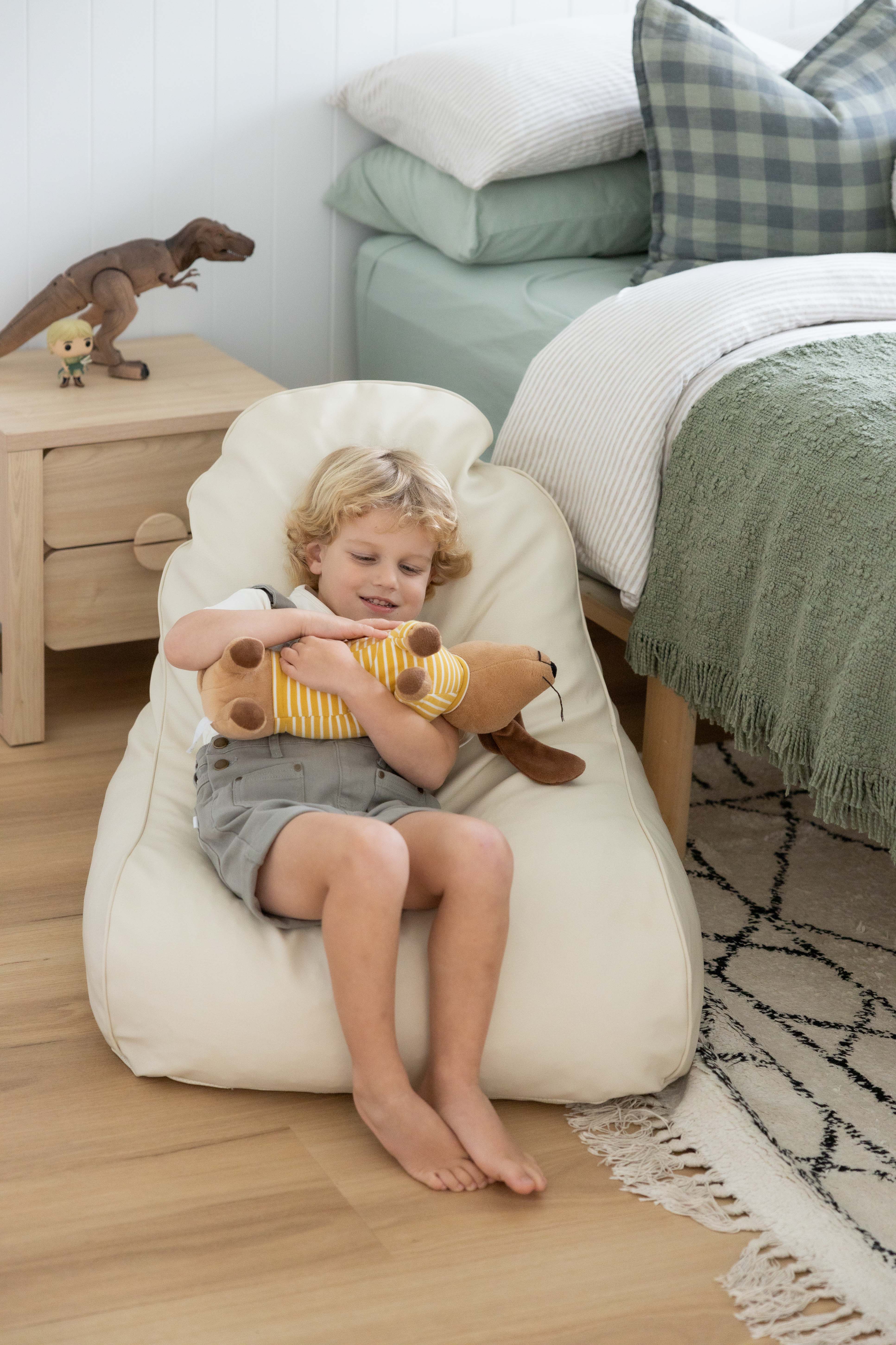 Luxe Mini Lounger - Ivory