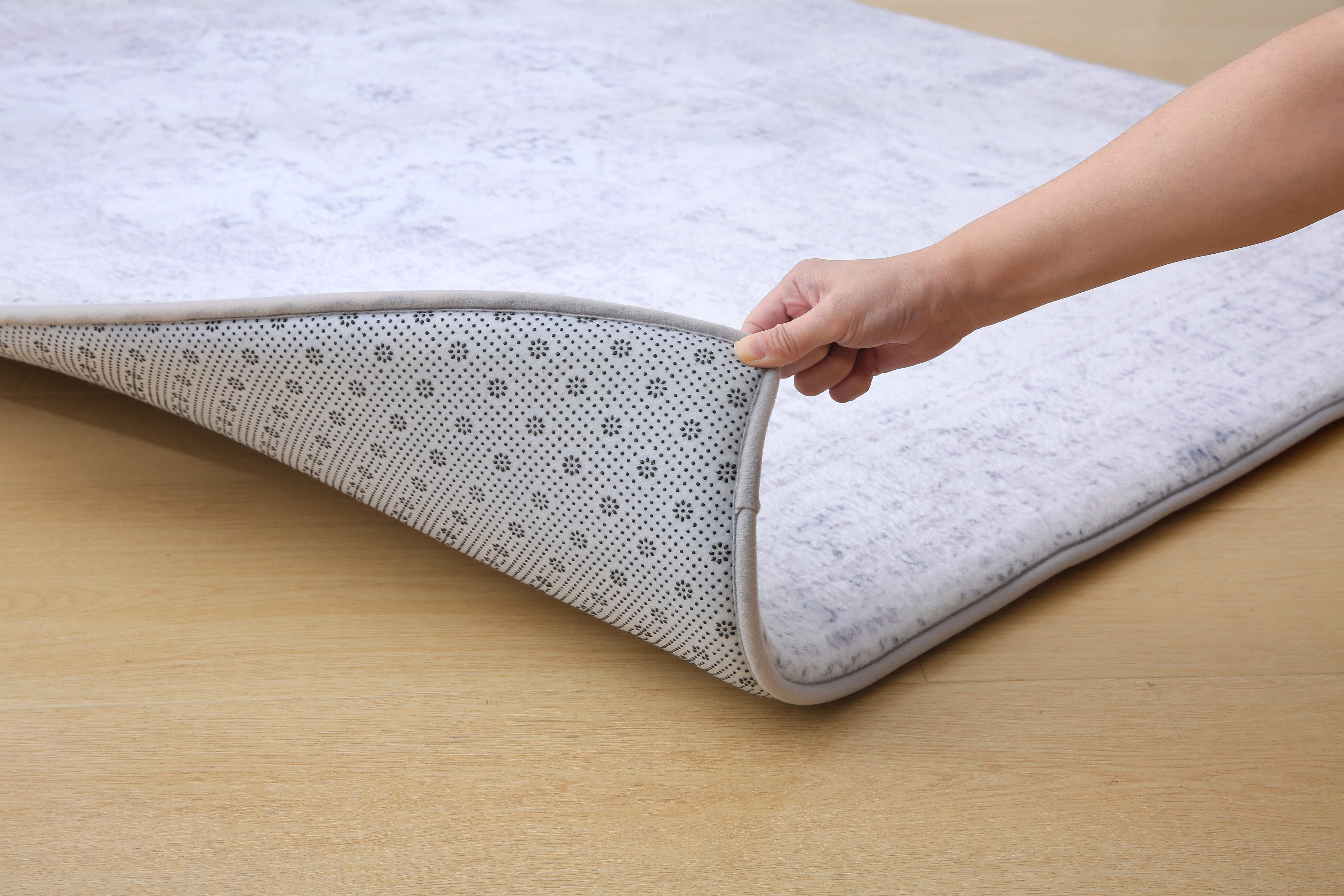 Plush Play Mat - Persian Vintage Grey