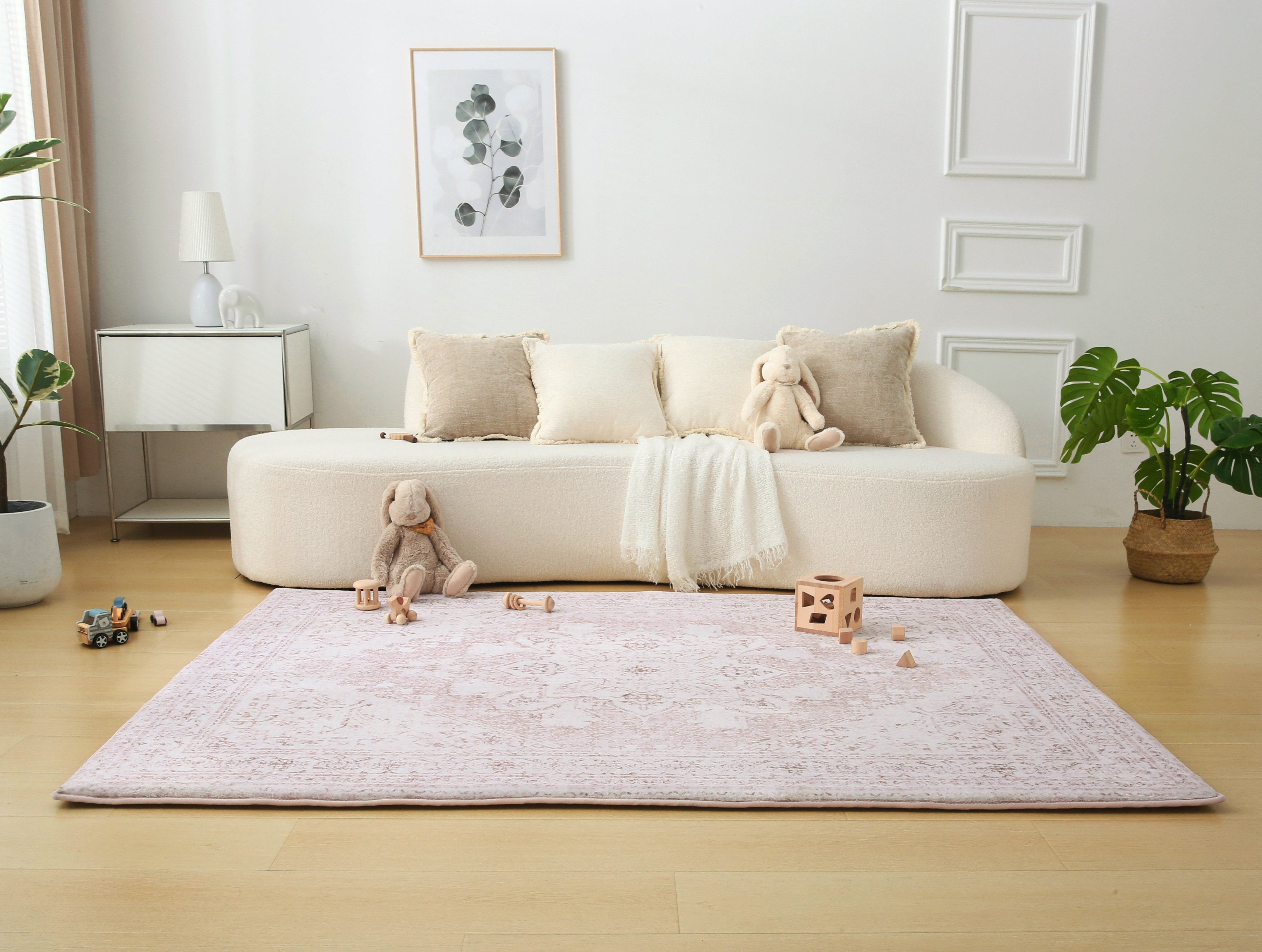 Plush Memory Play Mat - Persian Vintage Toffee