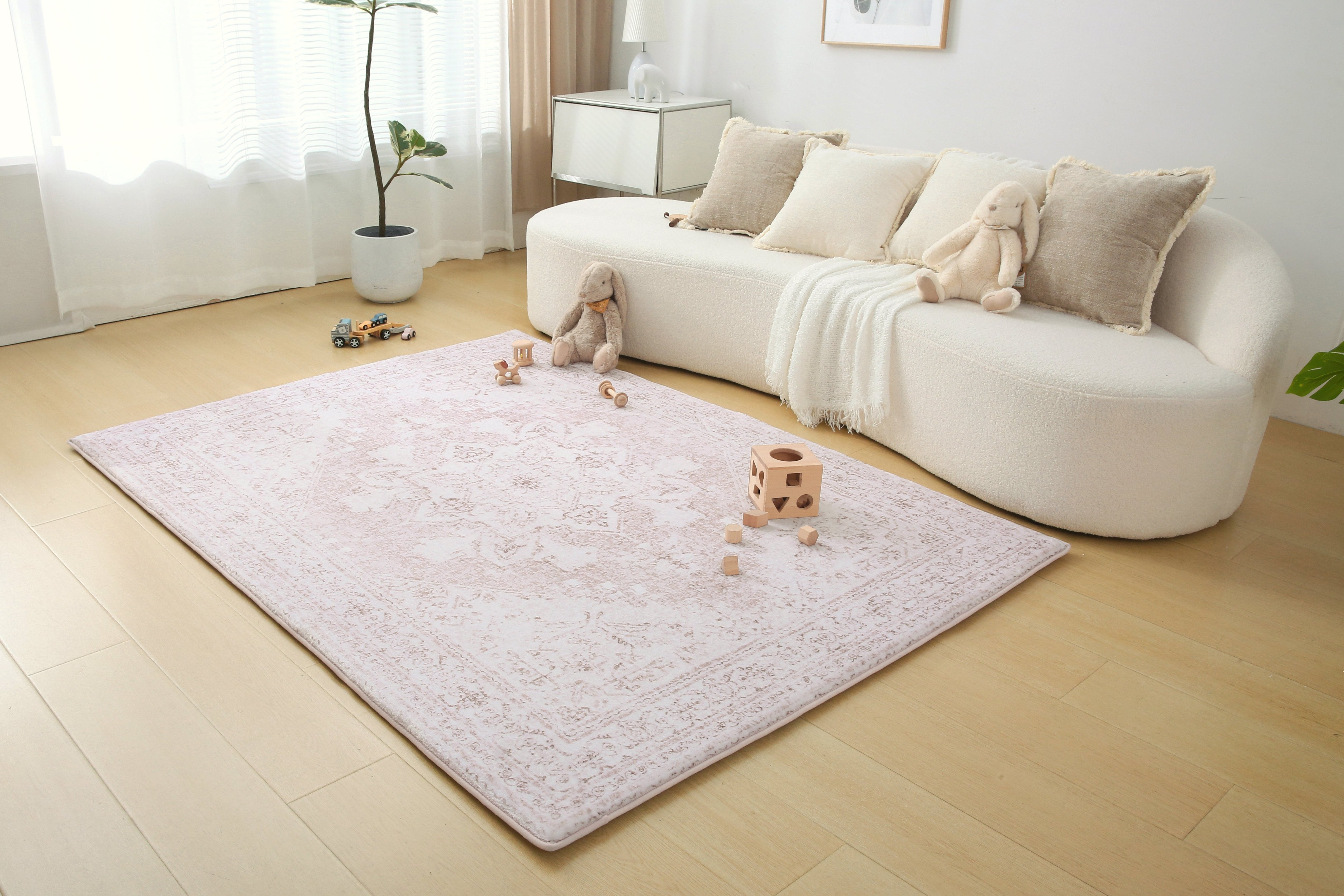 Plush Memory Play Mat - Persian Vintage Toffee