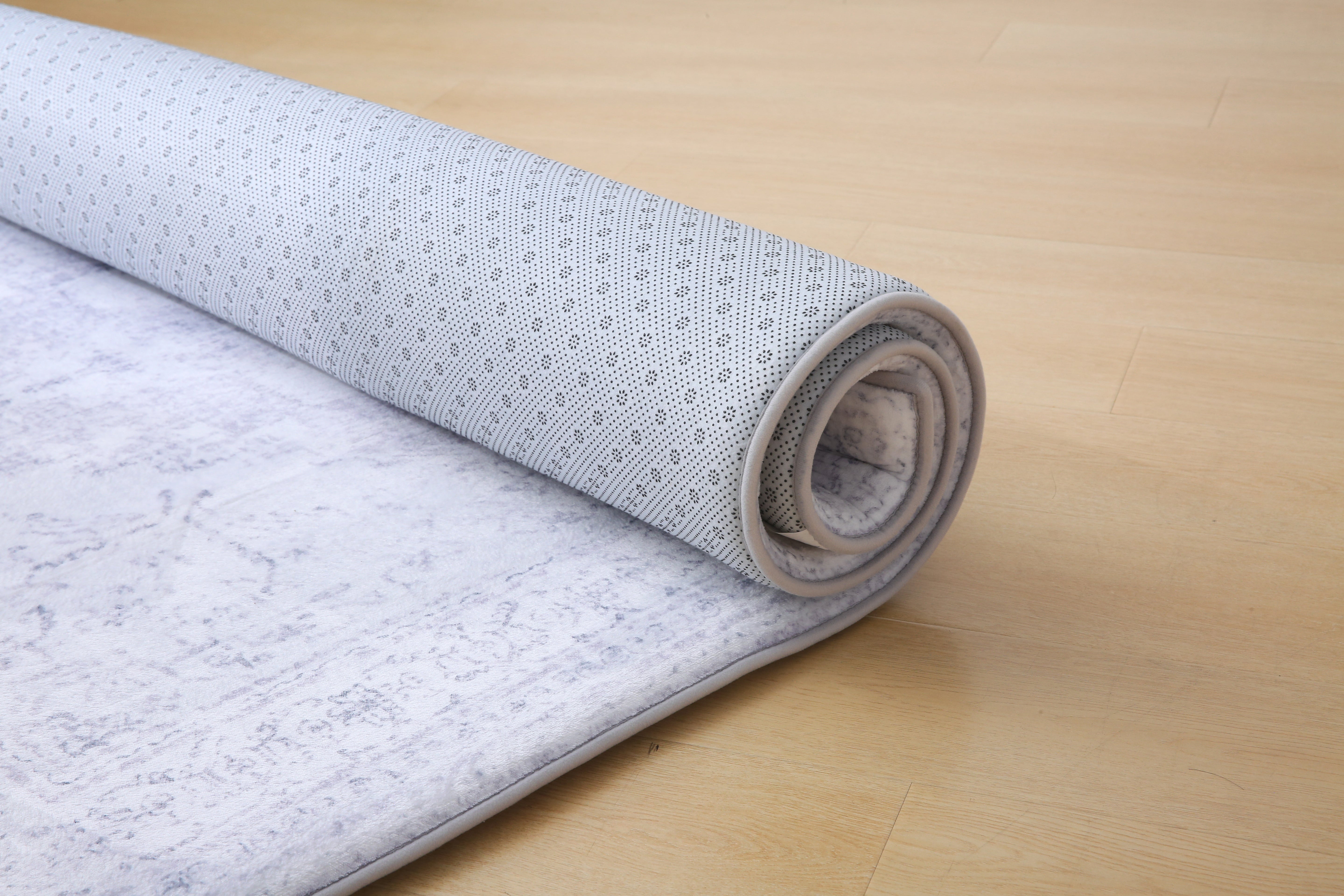 Plush Play Mat - Persian Vintage Grey