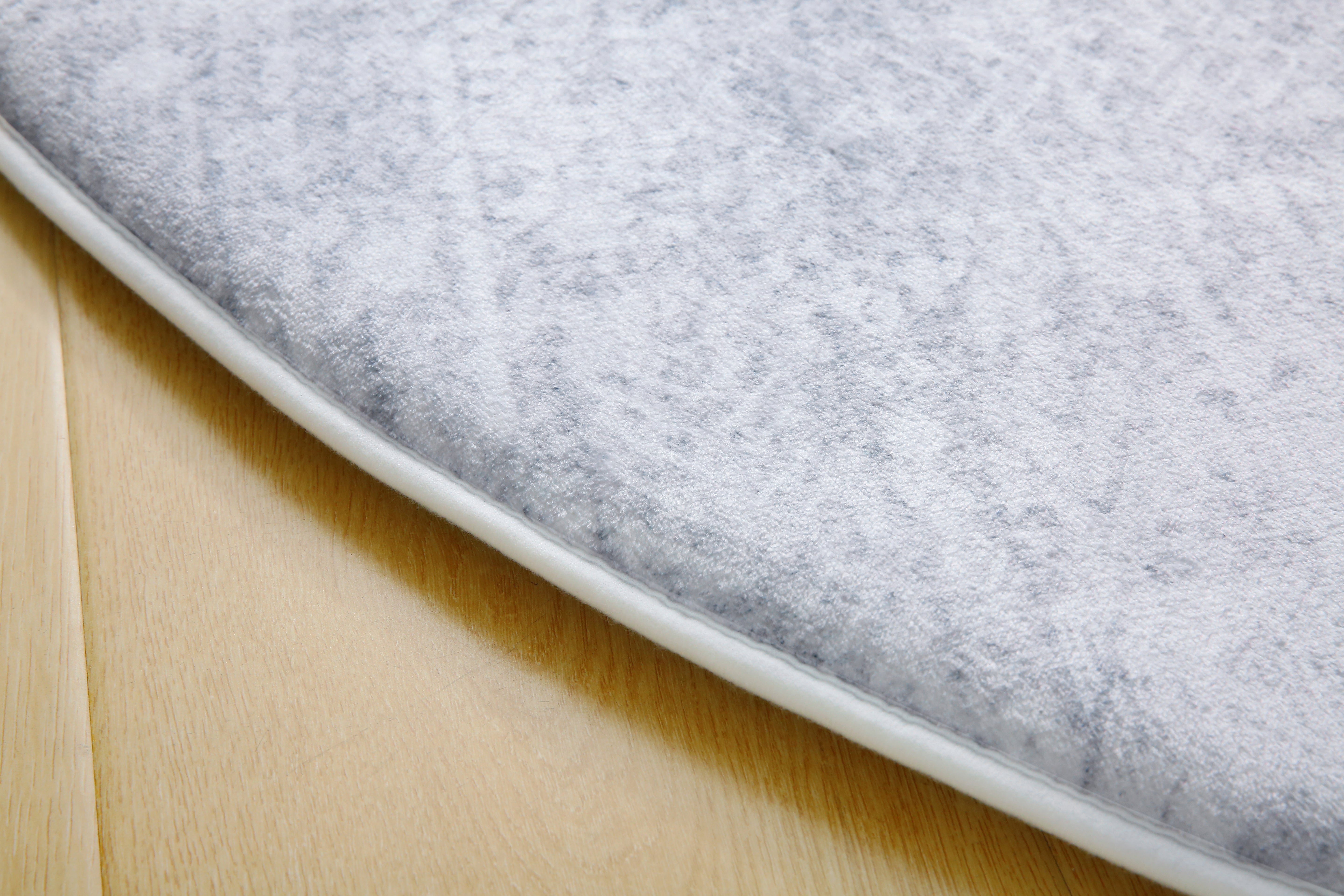 Plush Play Mat - Geo - Grey