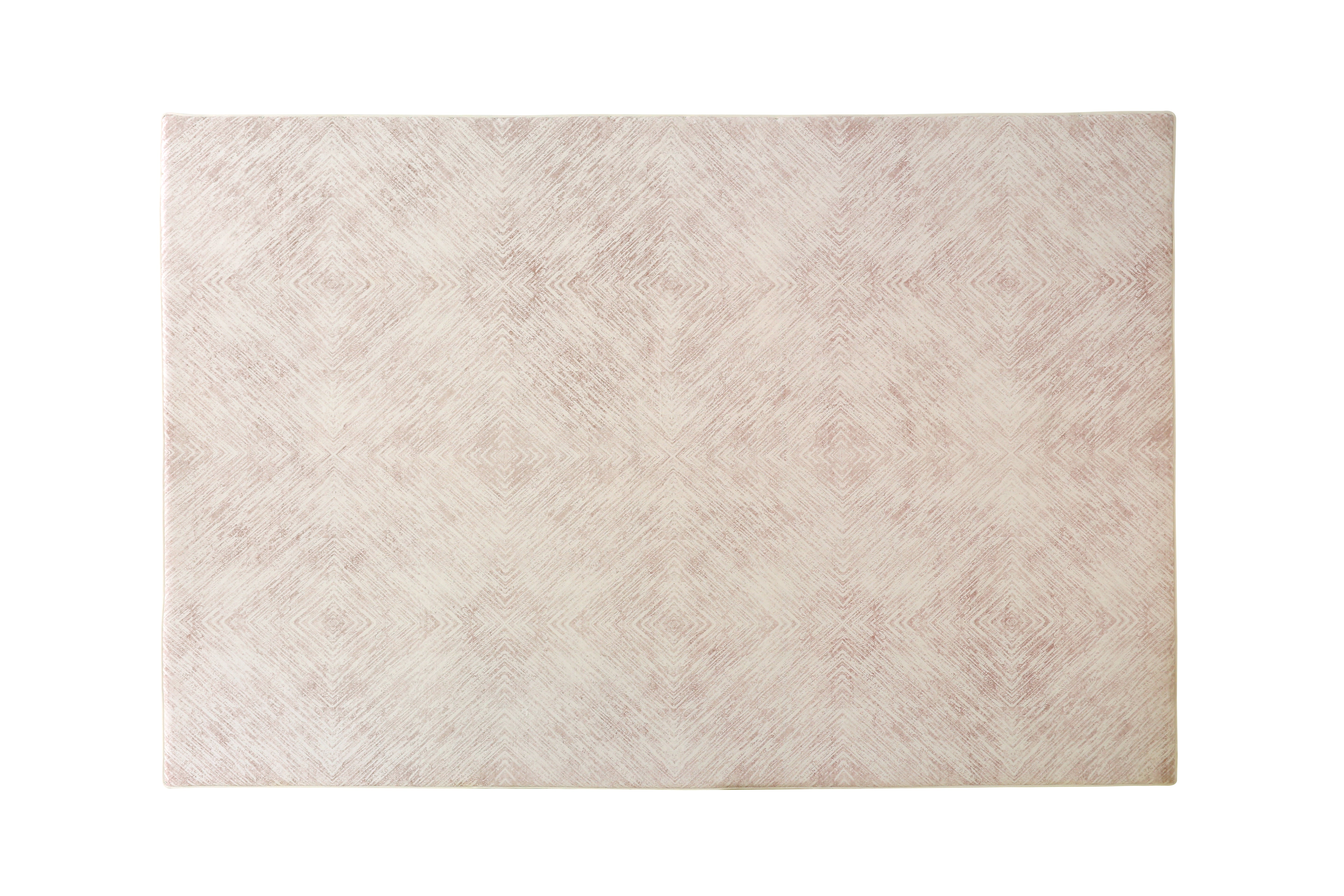 Plush Play Mat - Ikat Diamond - Nougat