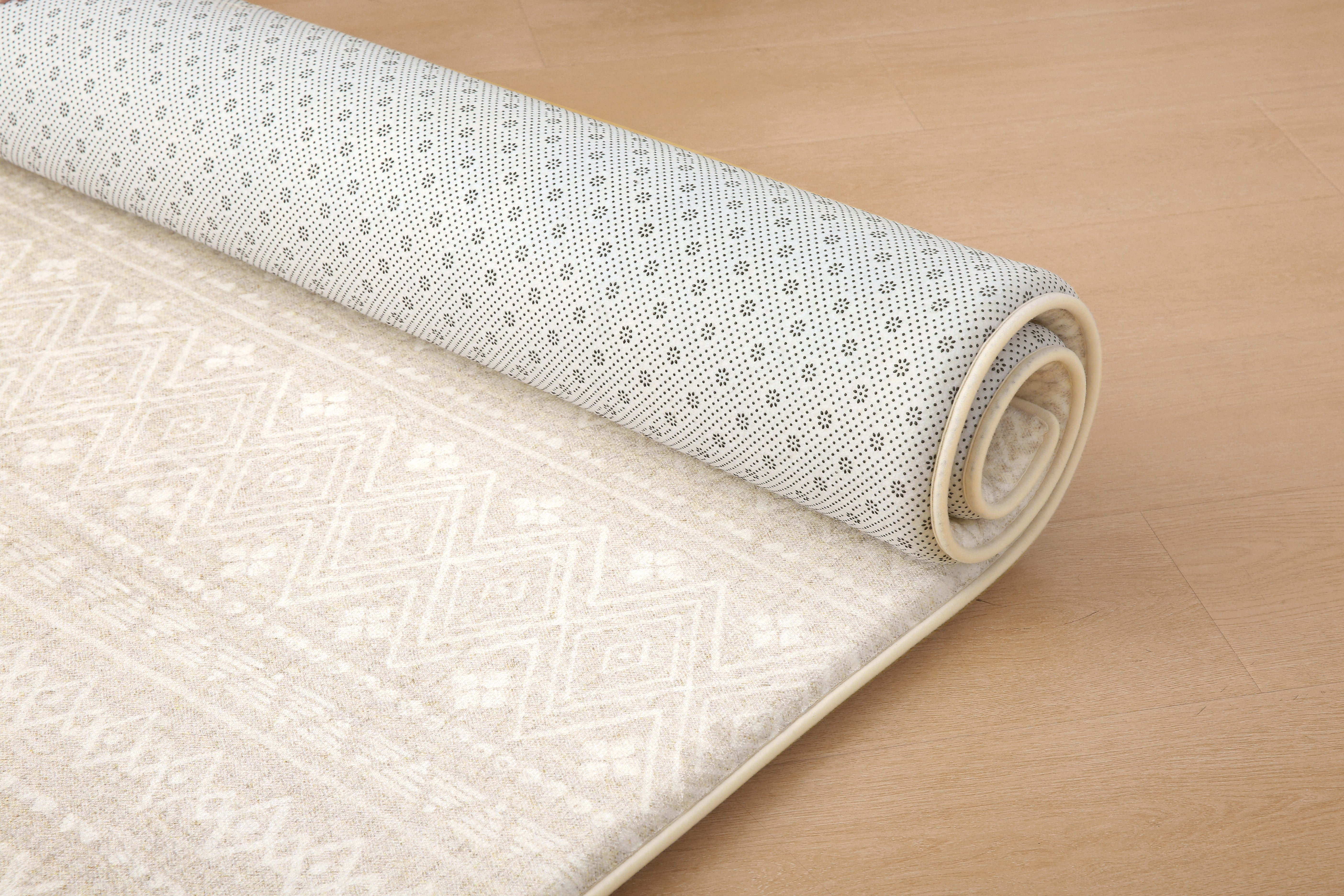Plush Play Mat - Boho - Beige