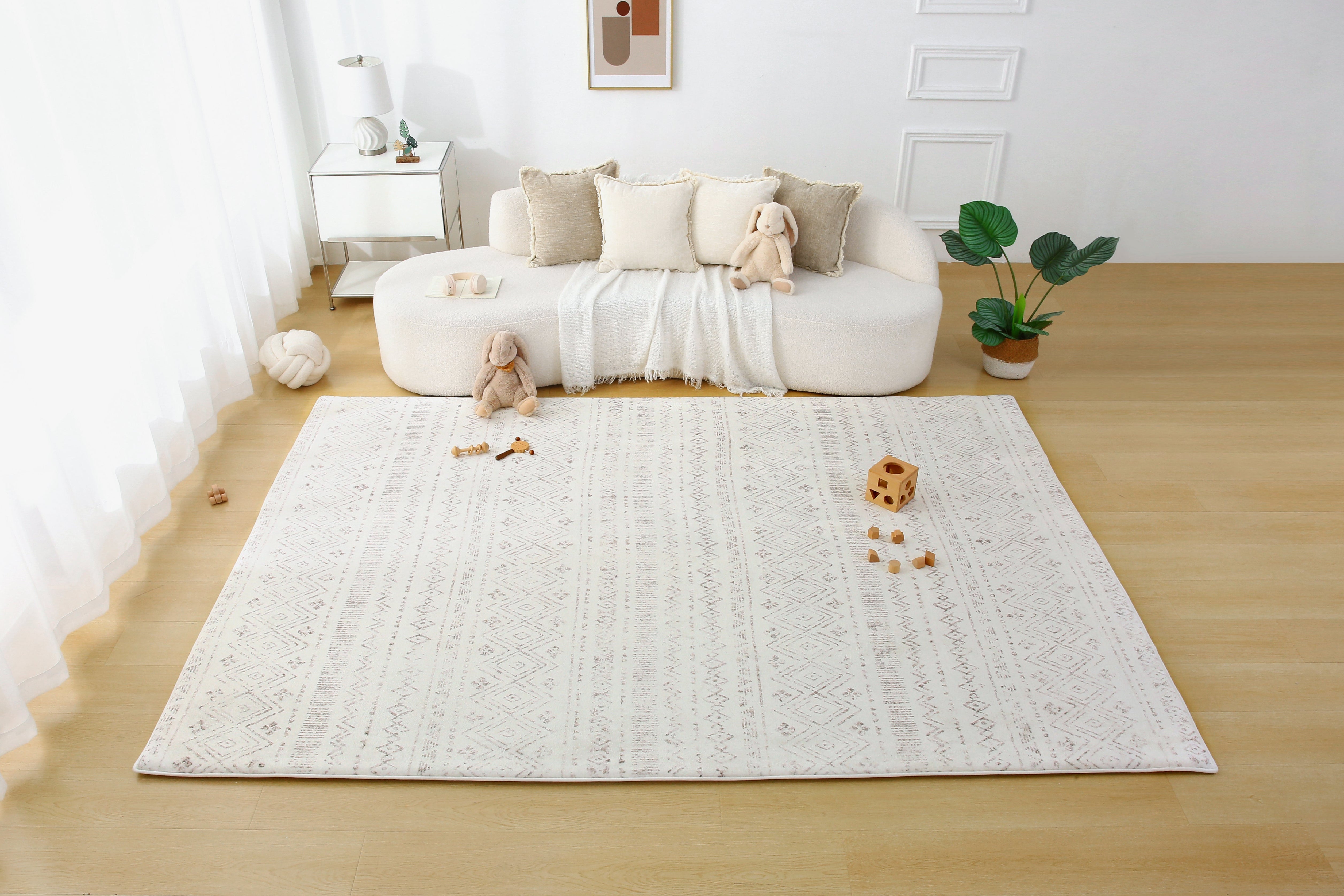 Plush Play Mat - Boho - Neutral