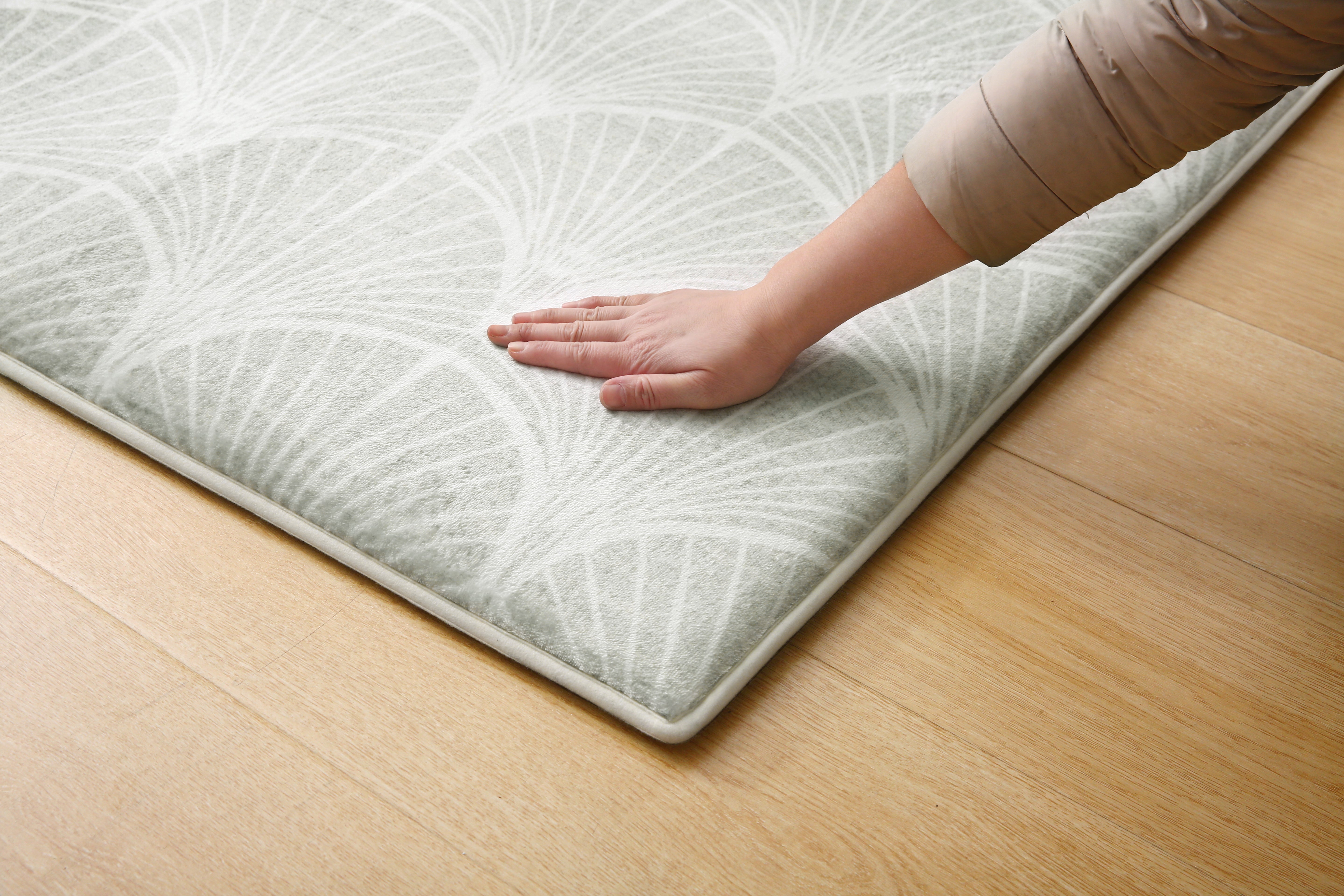Plush Play Mat - Shell - Sage