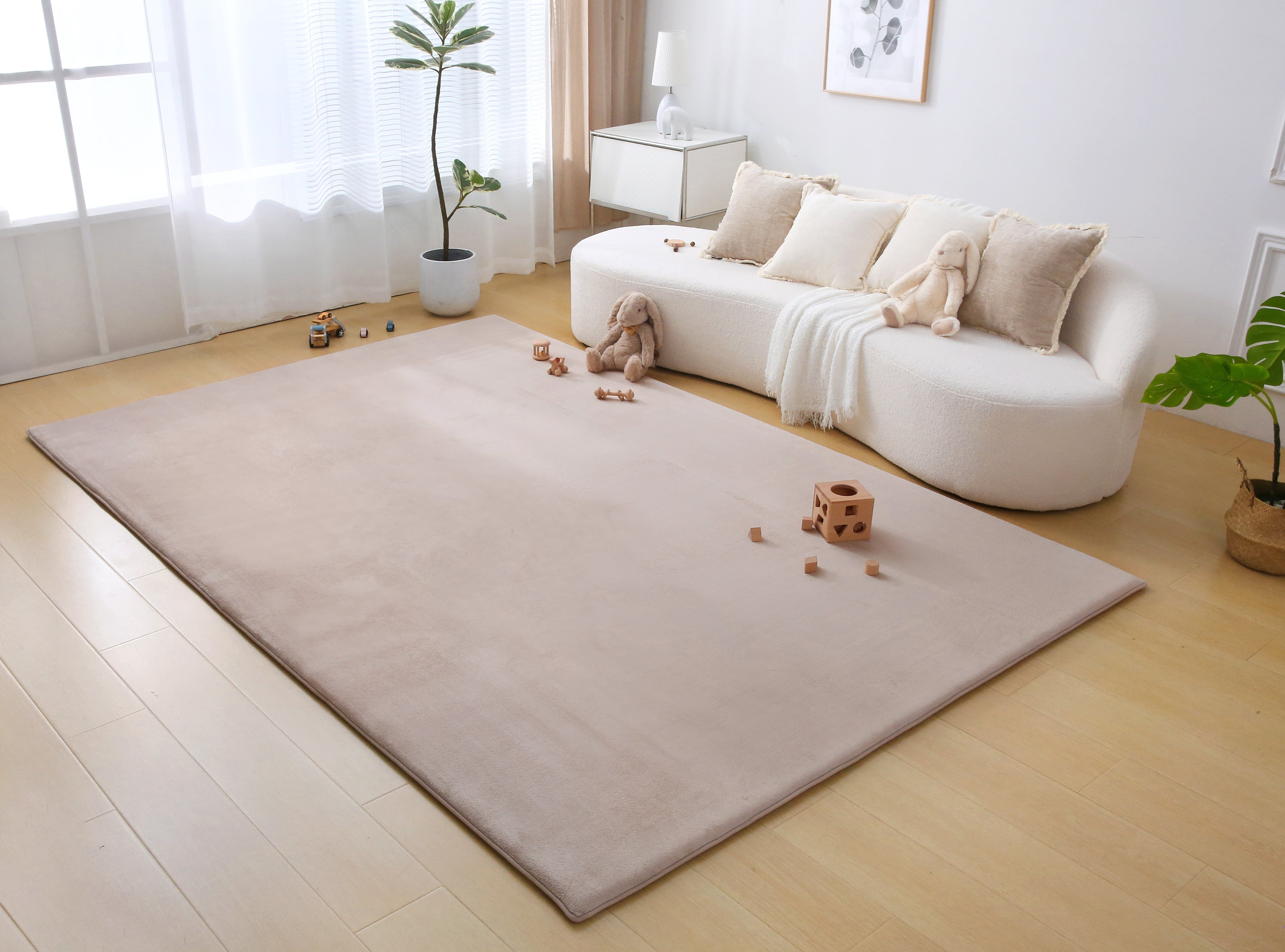 Plush Memory Play Mat – Beige