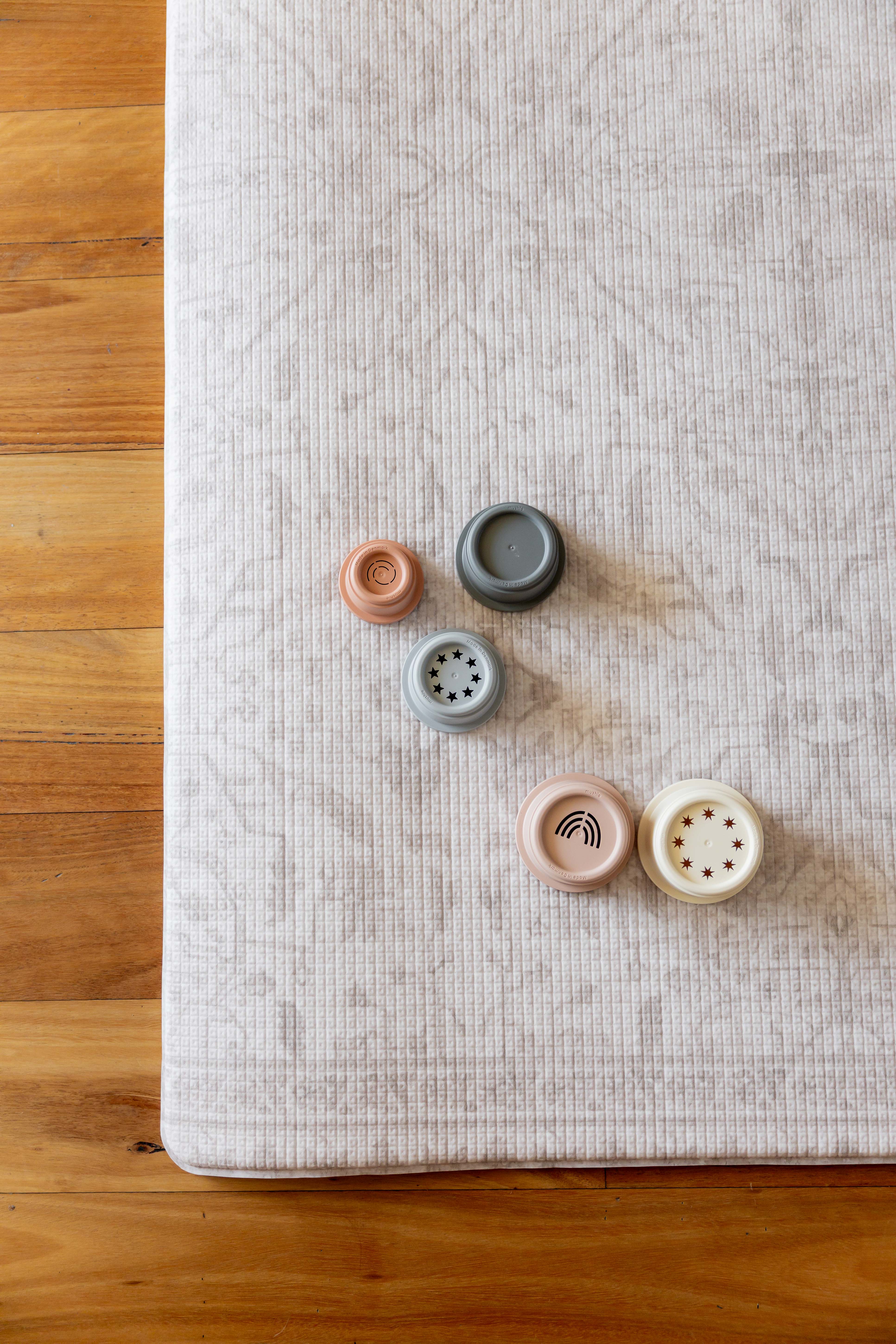 LARGE: Herringbone / Vintage Fade - Taupe