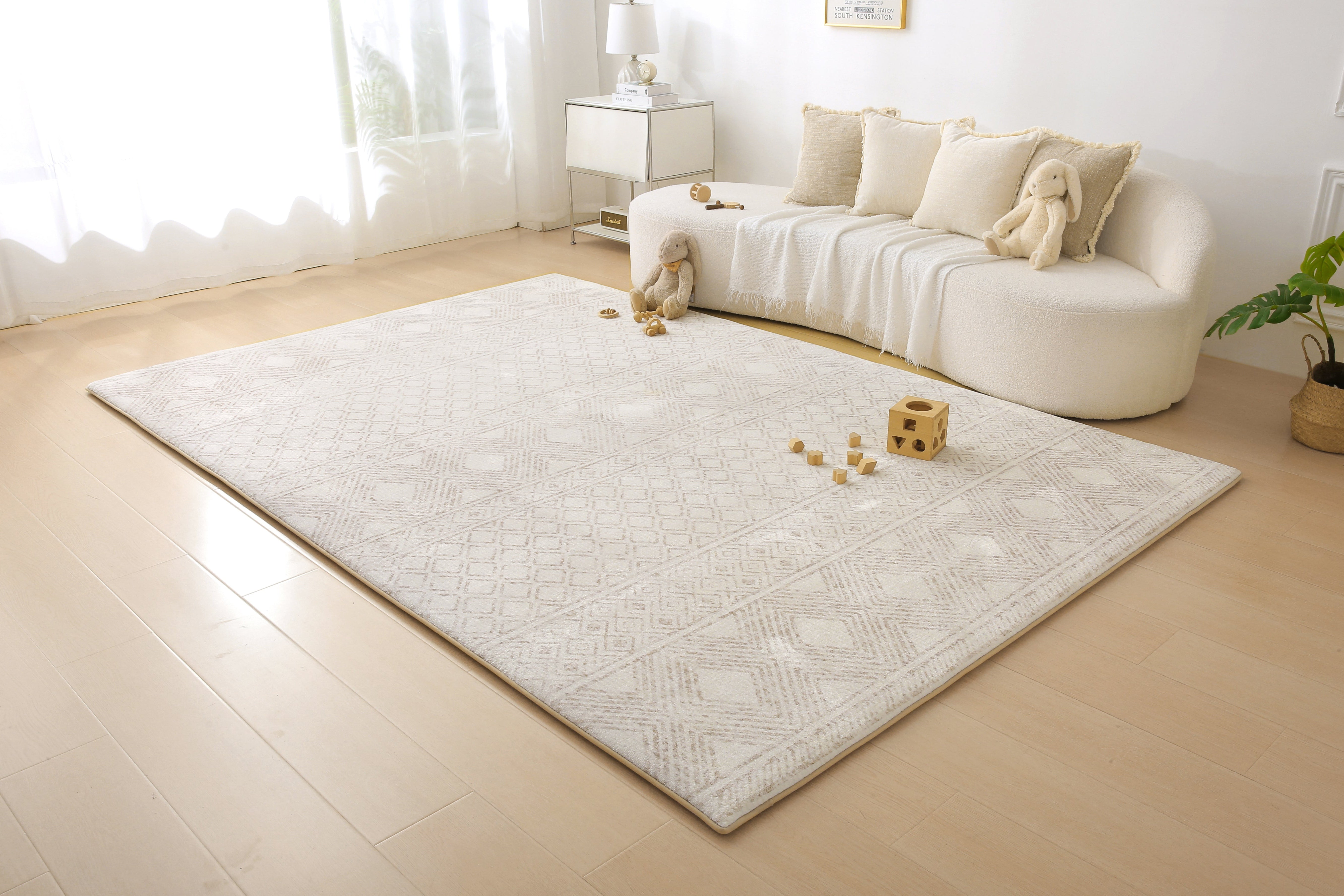 Plush Play Mat - Aztec - Beige
