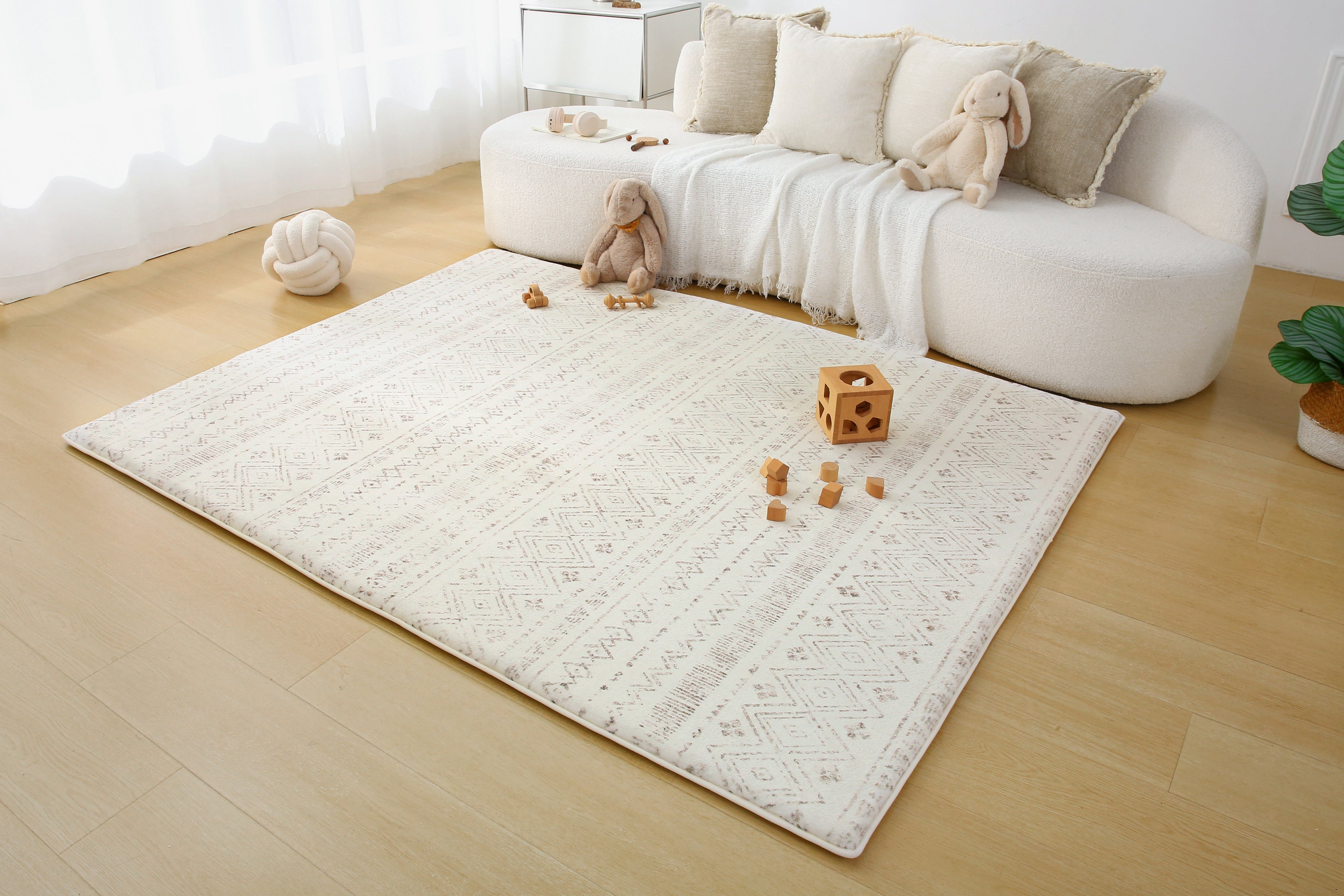 Plush Play Mat - Boho - Neutral