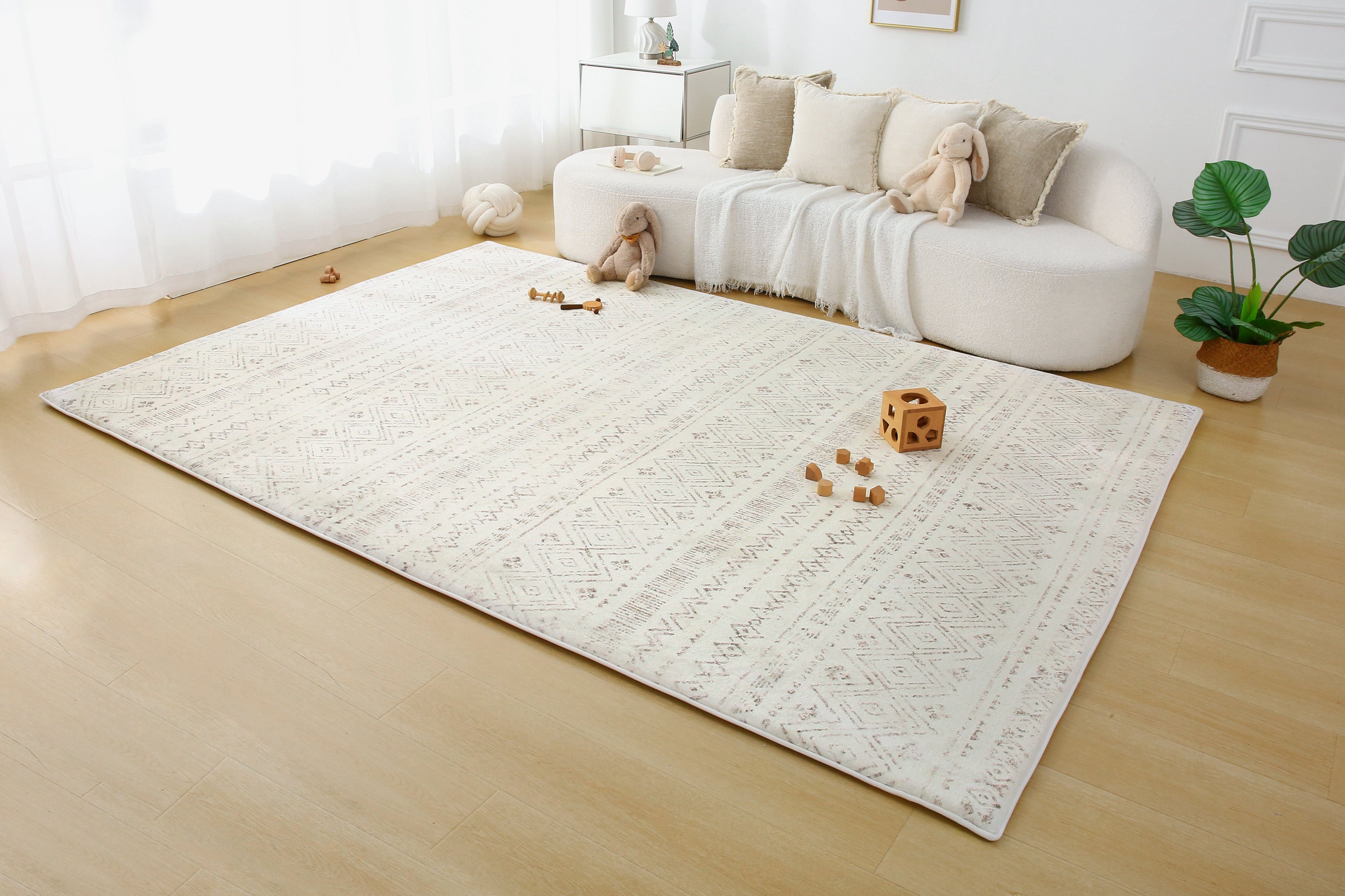 Plush Play Mat - Boho - Neutral
