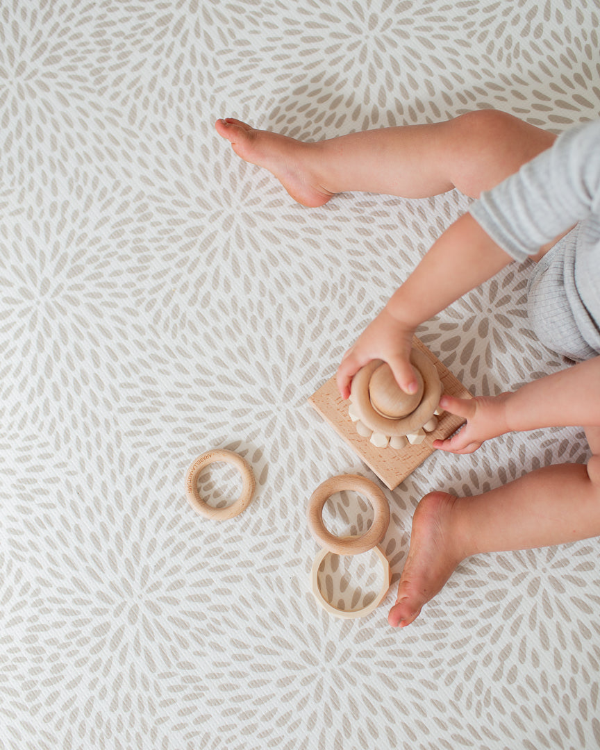 SMALL: Sage Scallops / Petal Play Mat